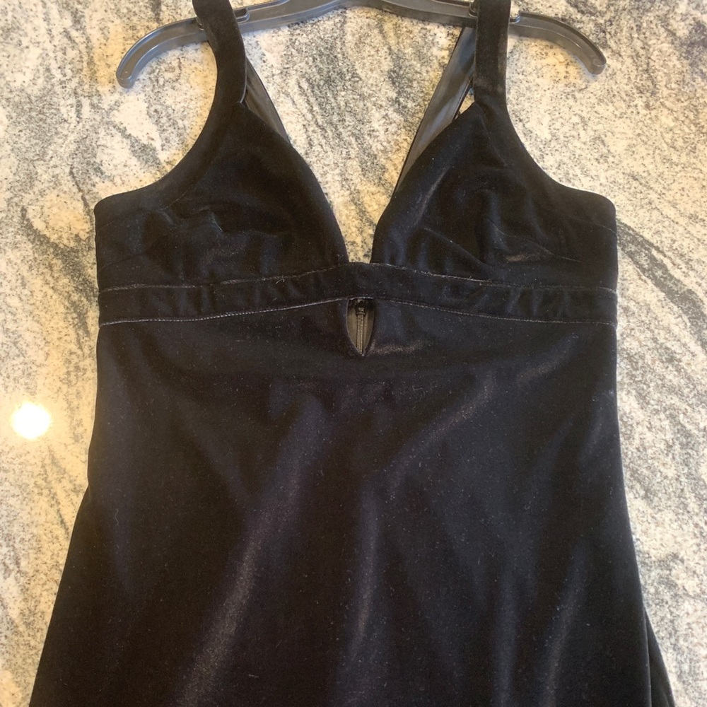 Express Black Velvet Dress